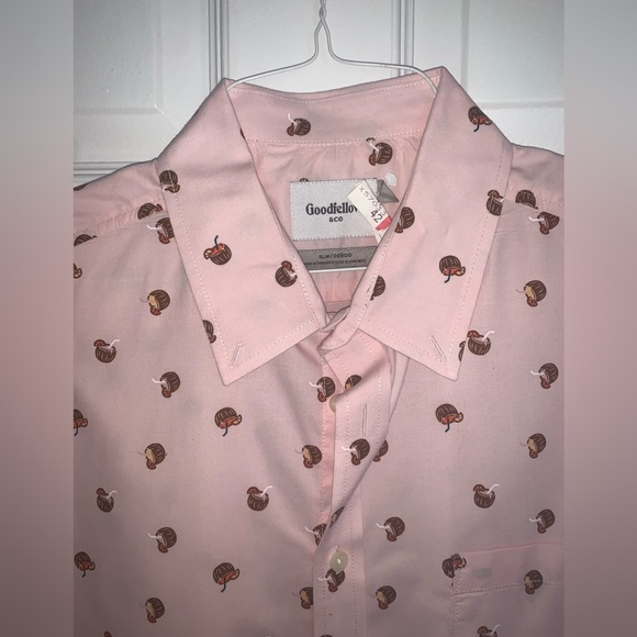 Goodfellow coconut drink button down - Picture 2 of 3